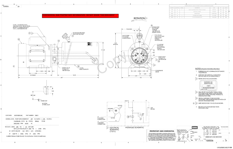 Bộ nguồn thuỷ lực Haldex