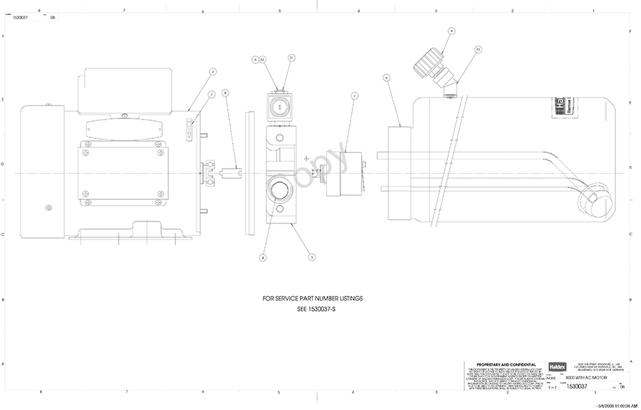 Haldex hydraulic power unit