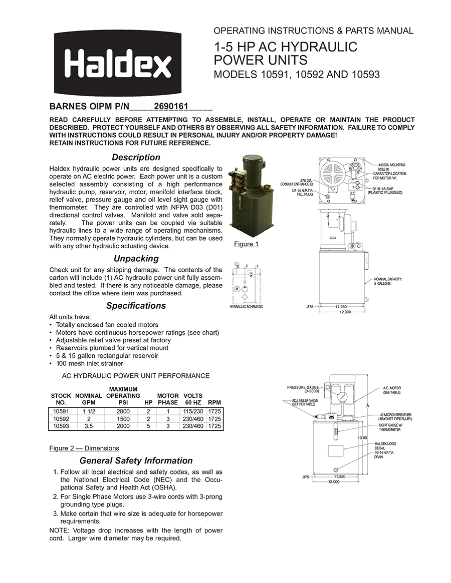 Bộ nguồn Haldex áp cao