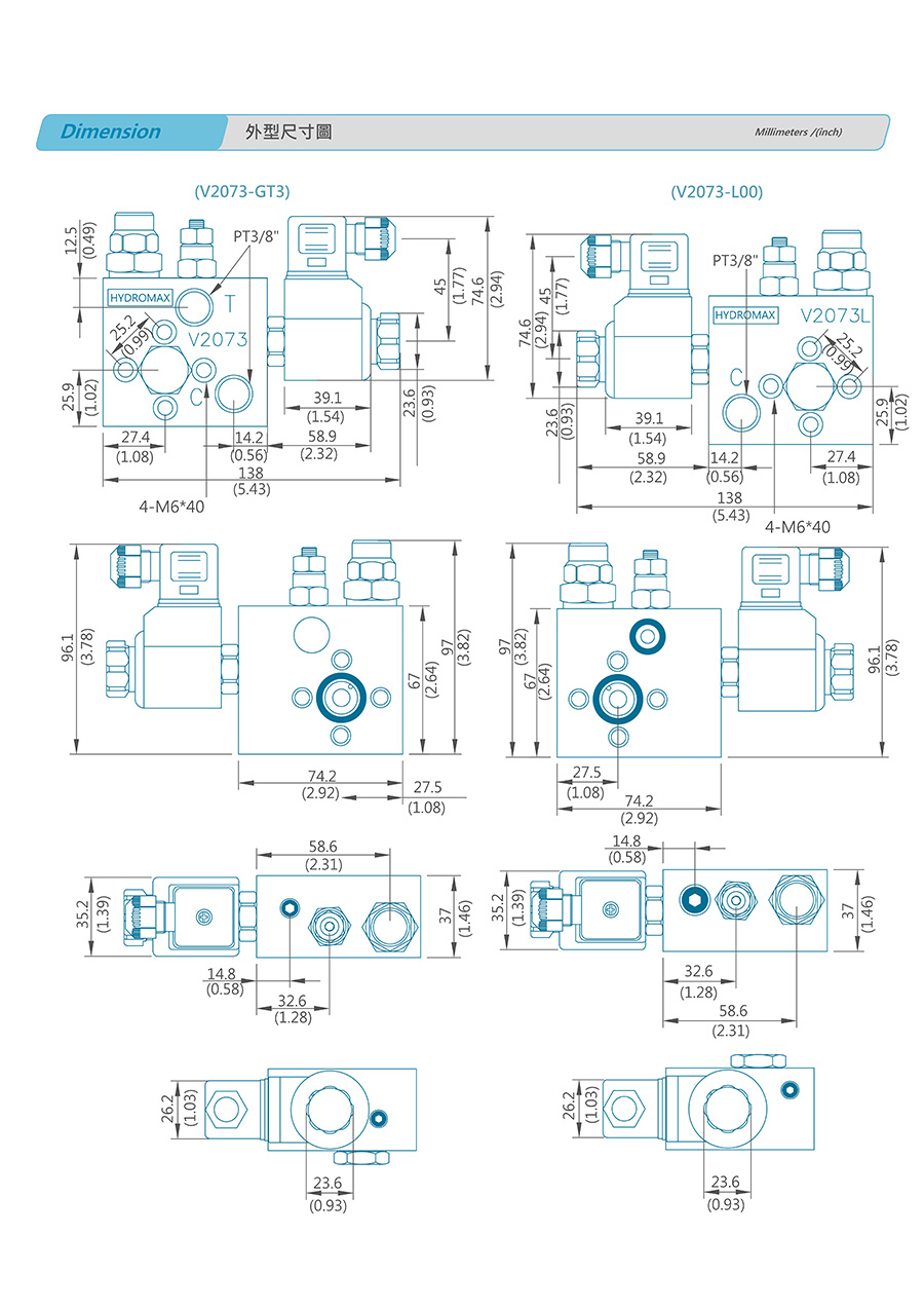 Van Hydromax V2073-GT3-20-S-N-D24-DG-25