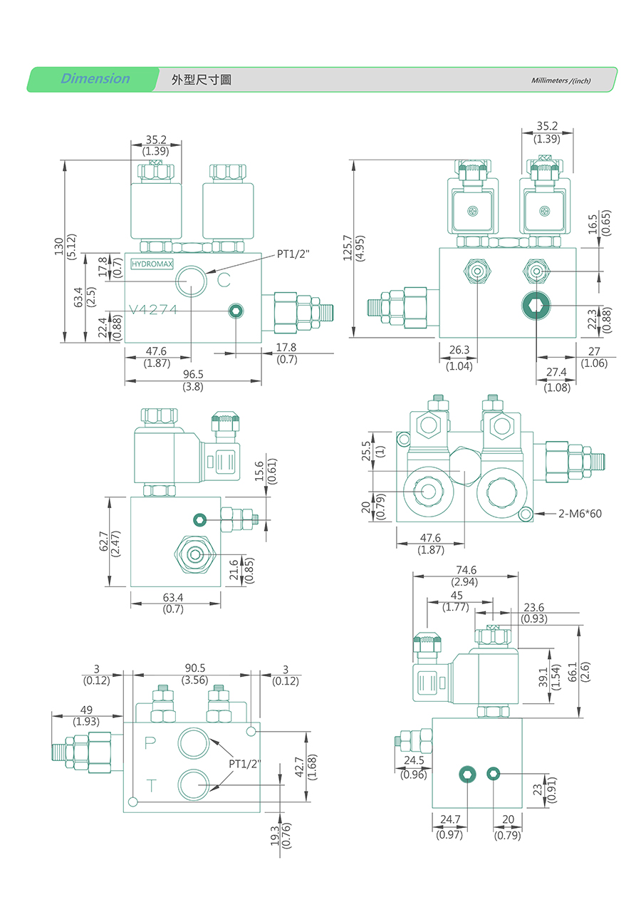 Van nâng thuỷ lực V4274-T04-07-N-04-D24-DG-35