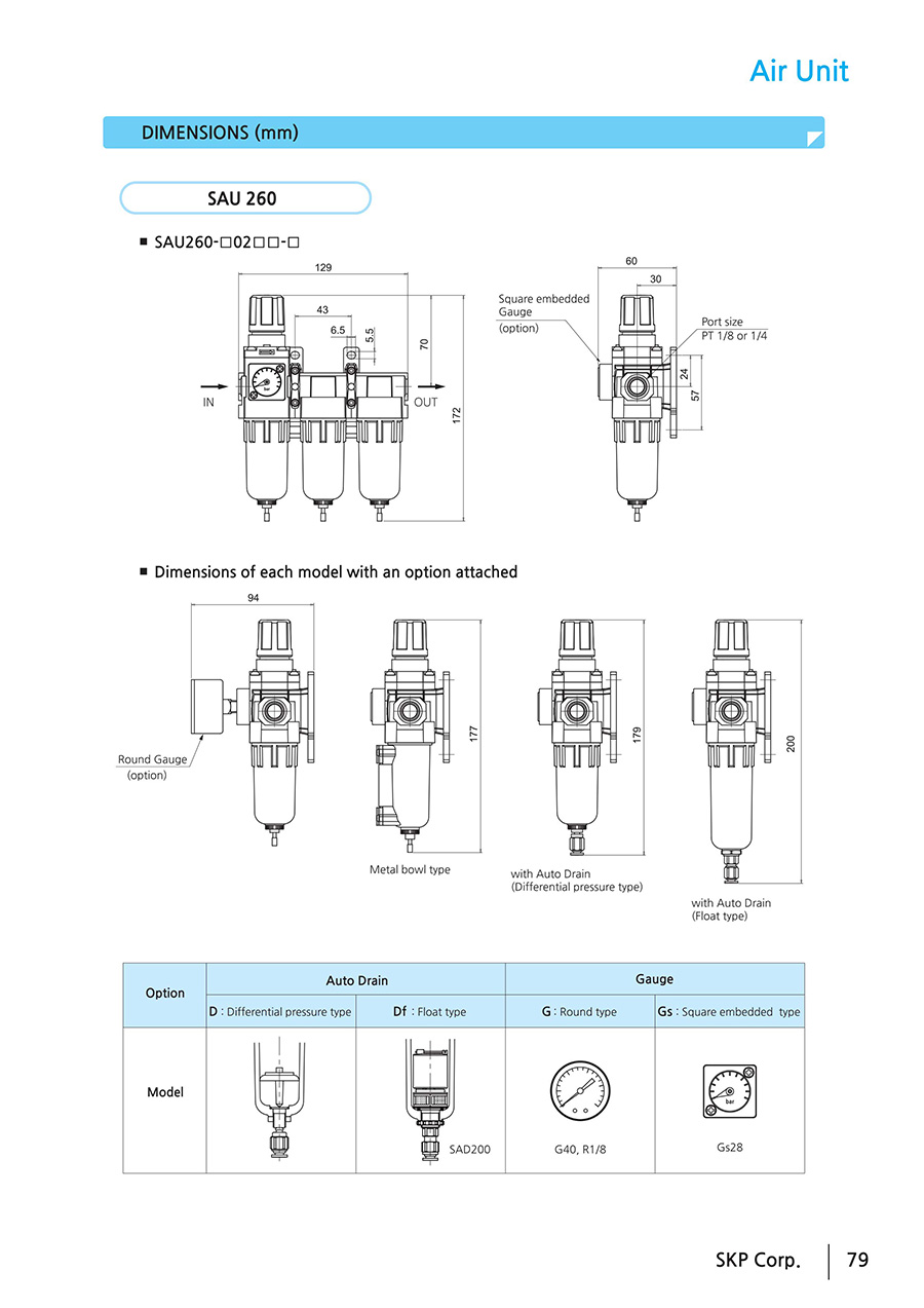 Bo loc khi nen SKP SAU 260-460